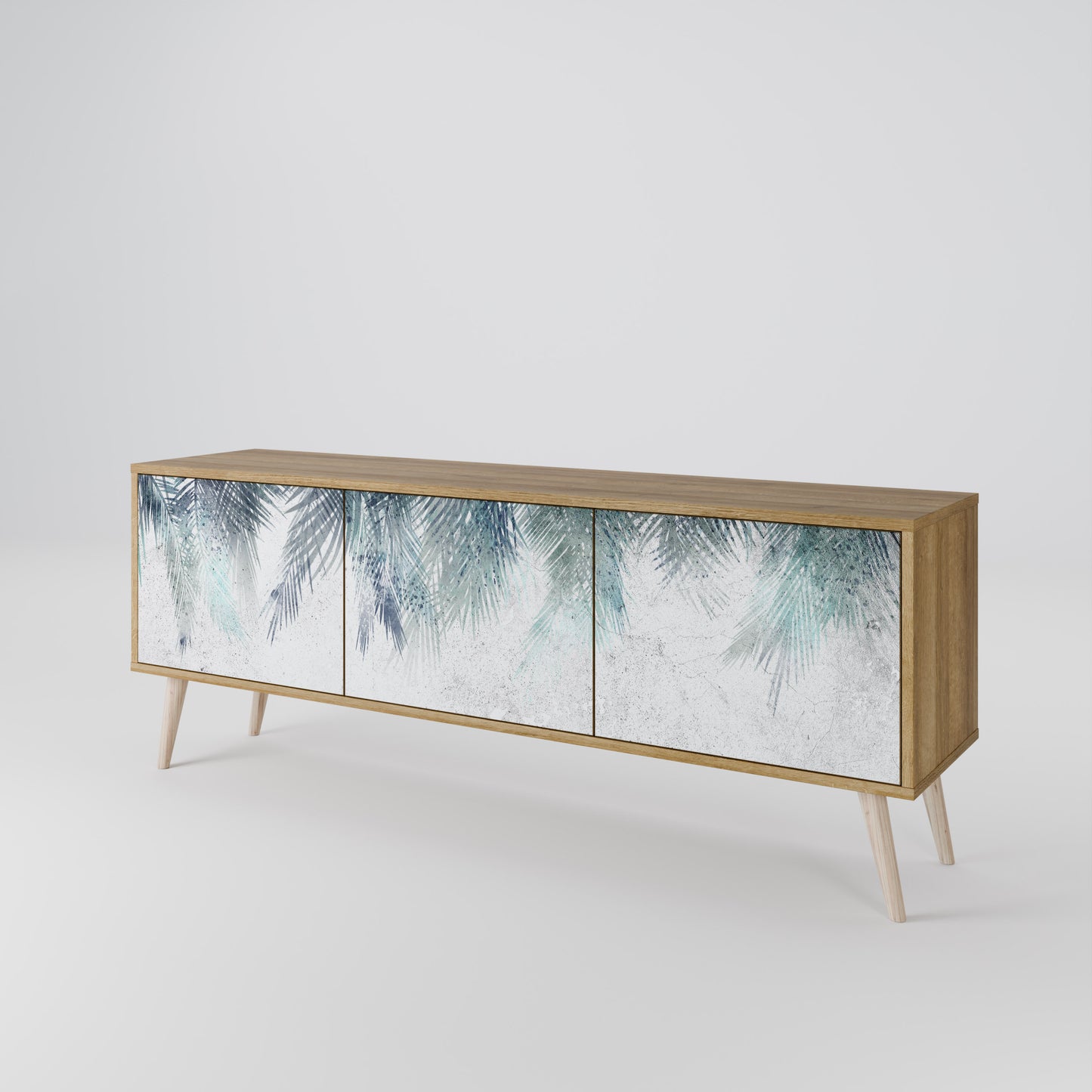 PALM VEIL Mobile TV a 3 Ante in Effetto Rovere