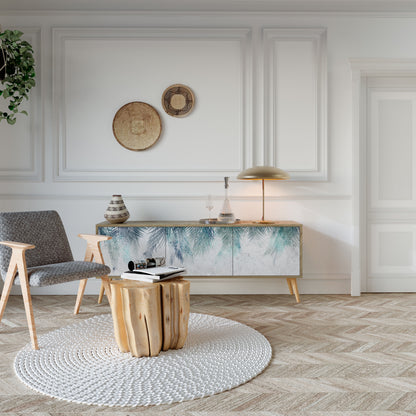 PALM VEIL Mobile TV a 3 Ante in Effetto Rovere