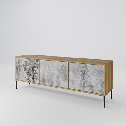 Mobile TV FADE IN THE TREES a 3 ante in effetto rovere