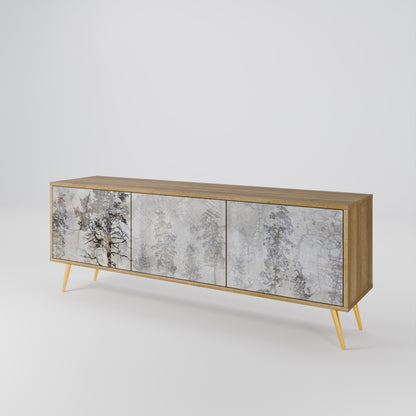 Mobile TV FADE IN THE TREES a 3 ante in effetto rovere