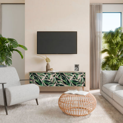 EERIE STROMANTHE Mobile TV a 3 Ante in Effetto Rovere