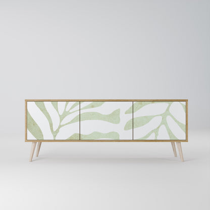 BOTANICAL SPARK 3-Door TV Stand in Oak Effect