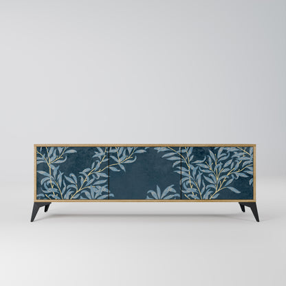 Mobile TV BLUE LEAVES a 3 ante effetto rovere