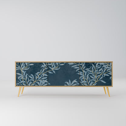 Mobile TV BLUE LEAVES a 3 ante effetto rovere