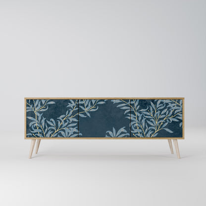 Mobile TV BLUE LEAVES a 3 ante effetto rovere