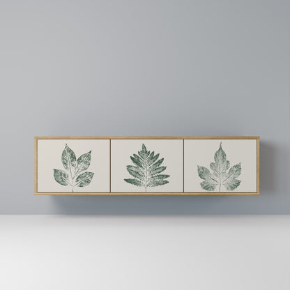 GREEN LEAFY STAMPS Mobile TV a 3 ante effetto rovere