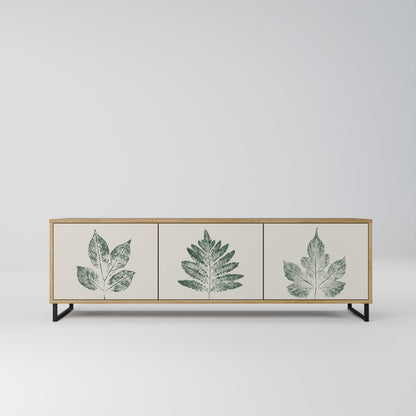 GREEN LEAFY STAMPS Mobile TV a 3 ante effetto rovere