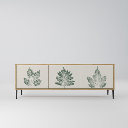 GREEN LEAFY STAMPS Mobile TV a 3 ante effetto rovere