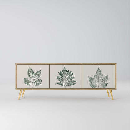 GREEN LEAFY STAMPS Mobile TV a 3 ante effetto rovere