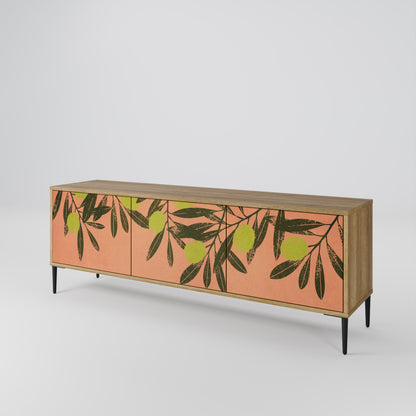 Mobile TV a 3 ante JUICY OLIVES in effetto rovere