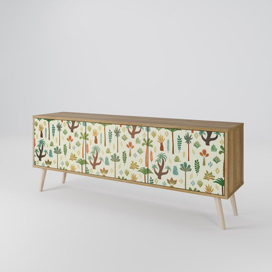 PALM SPRING Mobile TV a 3 Ante in Effetto Rovere