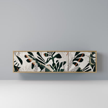 VERDURE FORMATION Mobile TV a 3 ante in effetto rovere