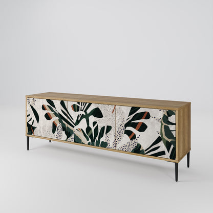 VERDURE FORMATION Mobile TV a 3 ante in effetto rovere