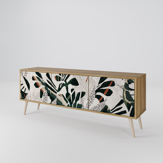 VERDURE FORMATION Mobile TV a 3 ante in effetto rovere