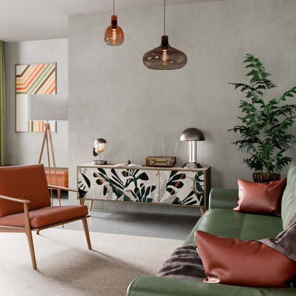 VERDURE FORMATION Mobile TV a 3 ante in effetto rovere