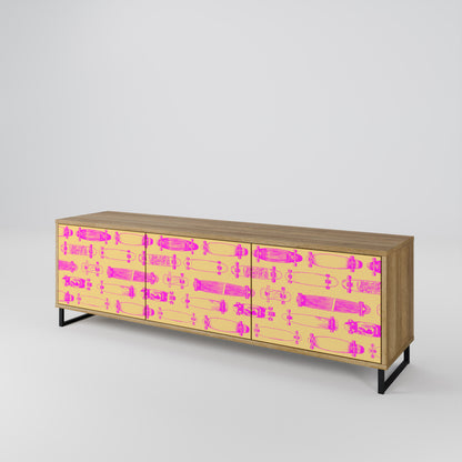 Mobile TV SKATEBOARD ARTISTRY a 3 ante in effetto rovere