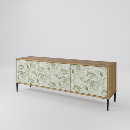 Mobile TV a 3 ante FENNEL BALDACHIN effetto rovere