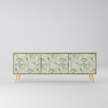 Mobile TV a 3 ante FENNEL BALDACHIN effetto rovere