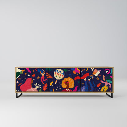 FESTIVE PLEASURES Mobile TV a 3 ante in effetto rovere