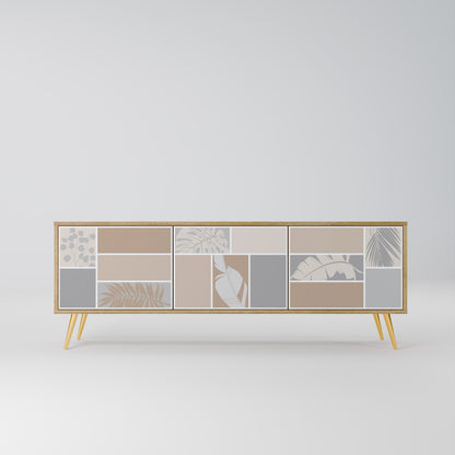 Mobile TV TROPICAL SHAPES a 3 ante effetto rovere