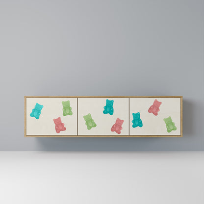 Mobile TV GUMMY BEARS a 3 ante in effetto rovere