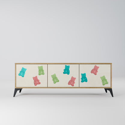 Mobile TV GUMMY BEARS a 3 ante in effetto rovere