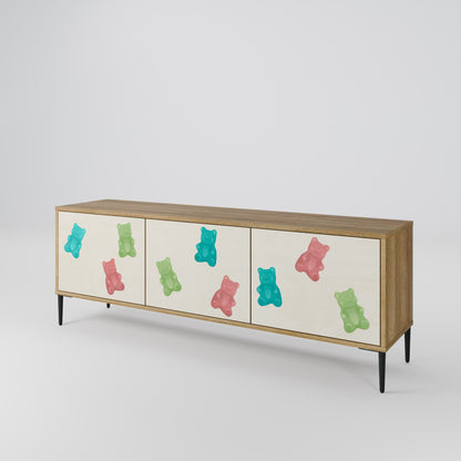 Mobile TV GUMMY BEARS a 3 ante in effetto rovere