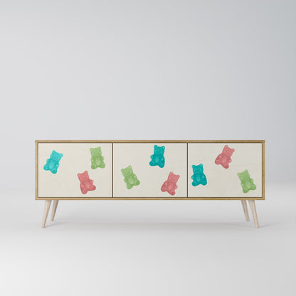 Mobile TV GUMMY BEARS a 3 ante in effetto rovere