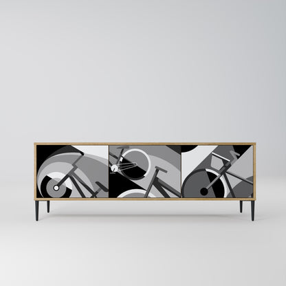Mobile TV BIKE ENERGY a 3 ante effetto rovere