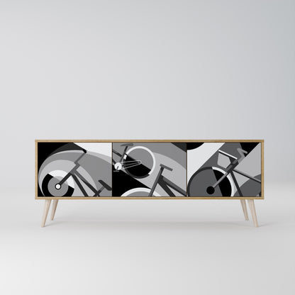 Mobile TV BIKE ENERGY a 3 ante effetto rovere