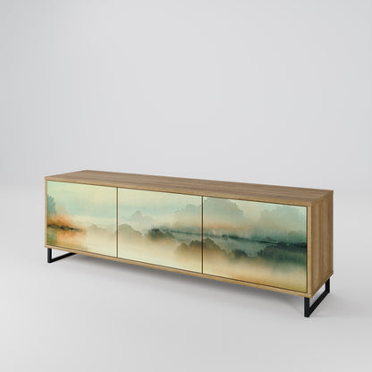 Mobile TV MORNING BY THE LAKE a 3 ante effetto rovere