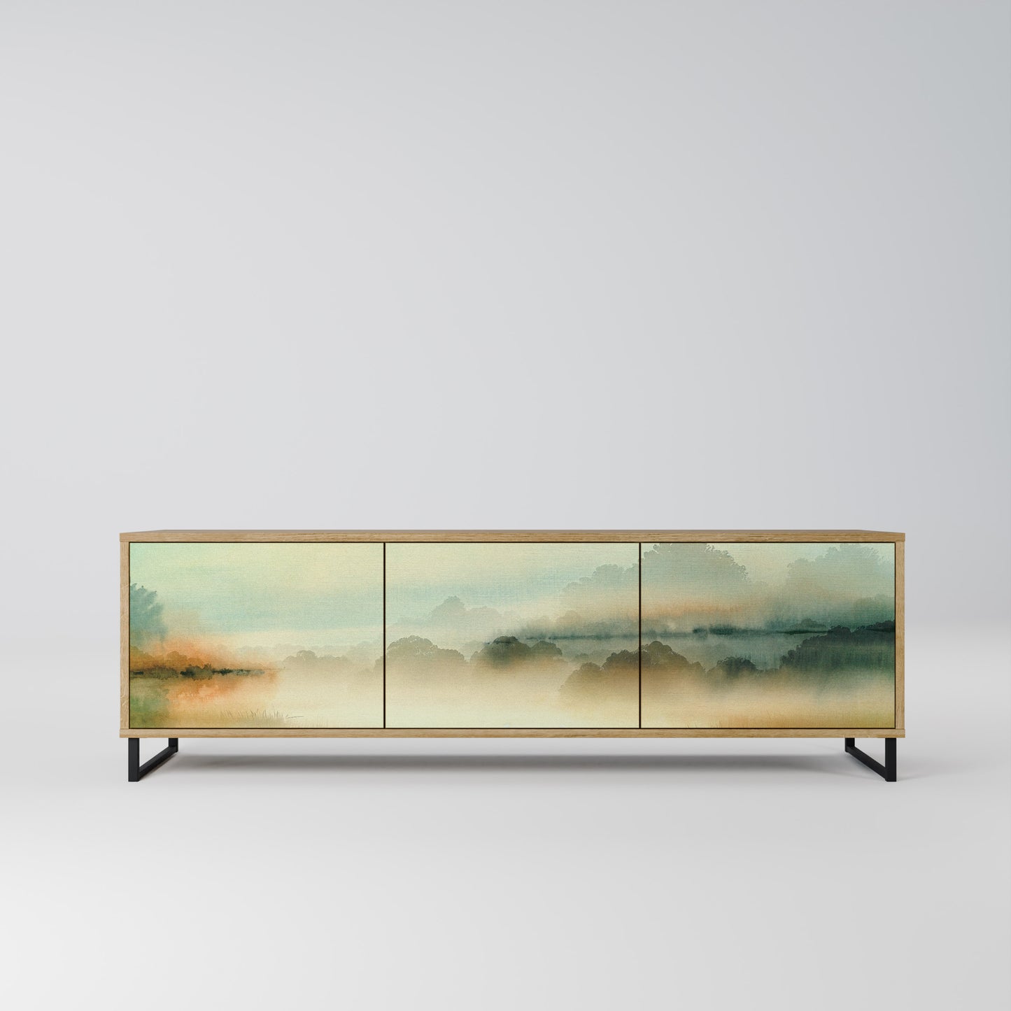 Mobile TV MORNING BY THE LAKE a 3 ante effetto rovere