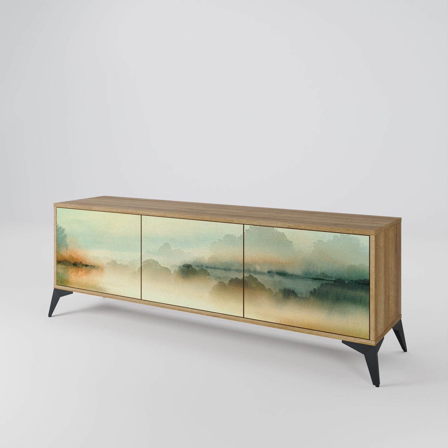 Mobile TV MORNING BY THE LAKE a 3 ante effetto rovere