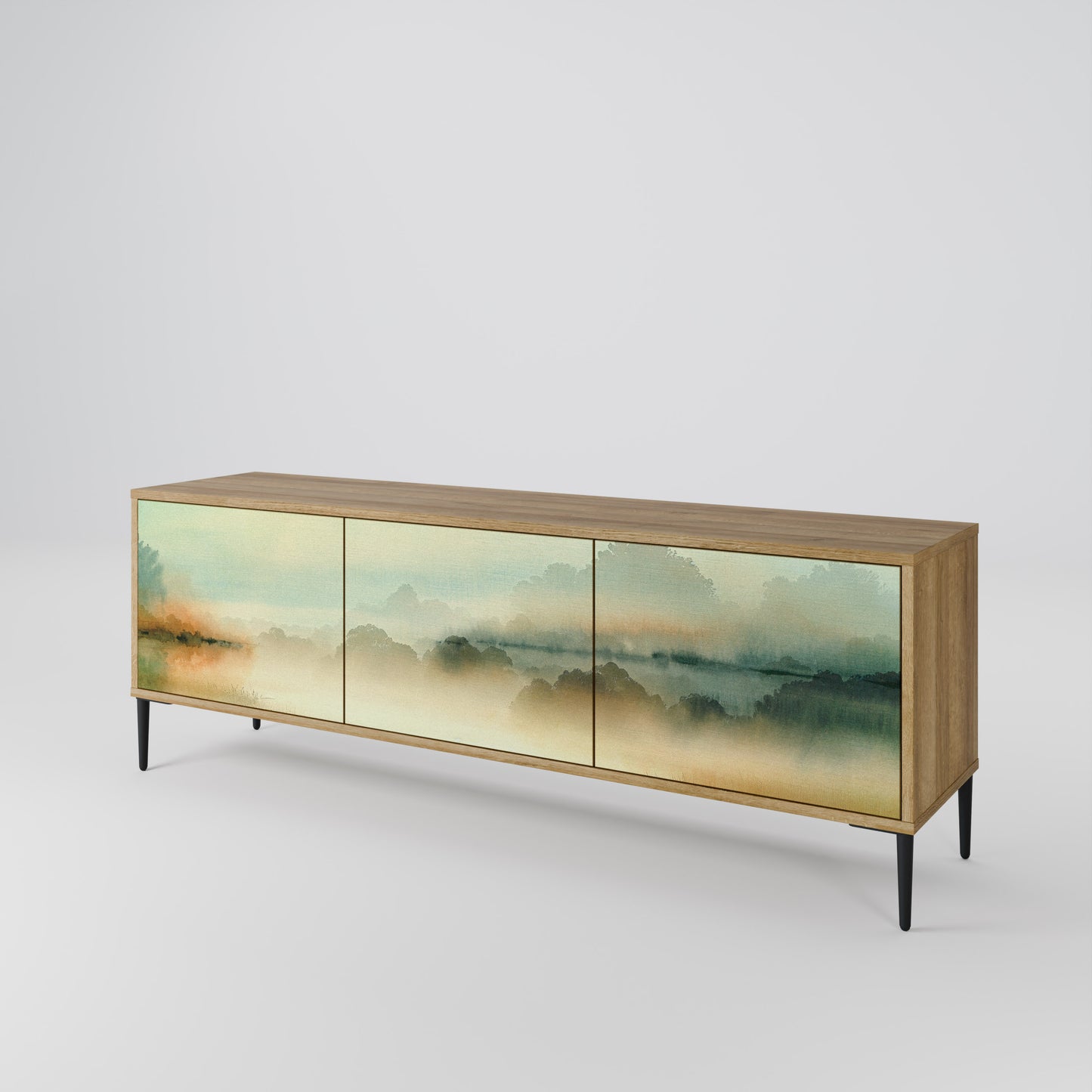 Mobile TV MORNING BY THE LAKE a 3 ante effetto rovere