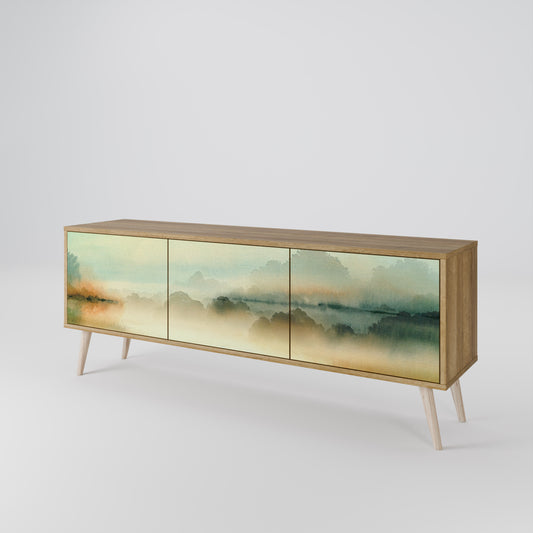 Mobile TV MORNING BY THE LAKE a 3 ante effetto rovere