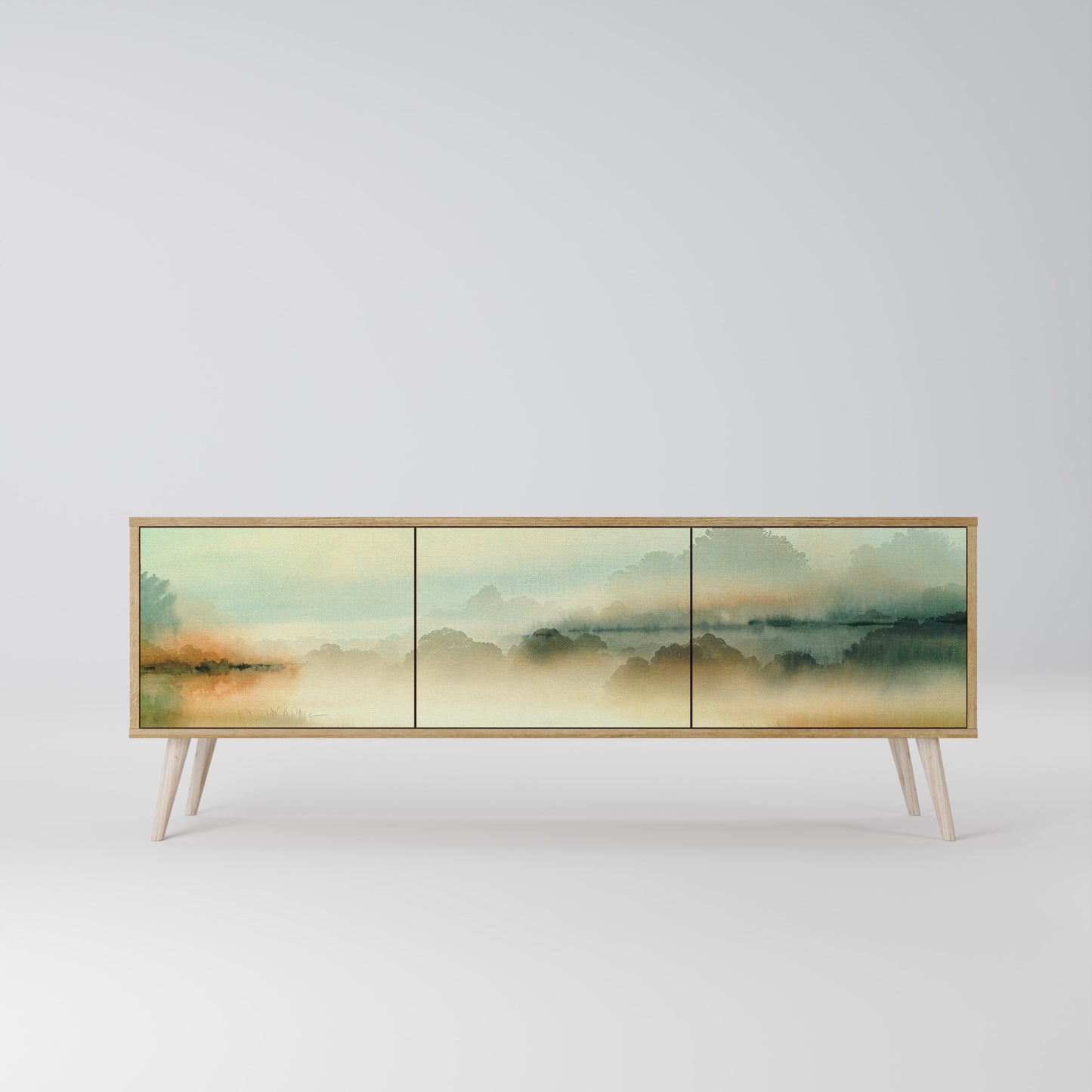 Mobile TV MORNING BY THE LAKE a 3 ante effetto rovere
