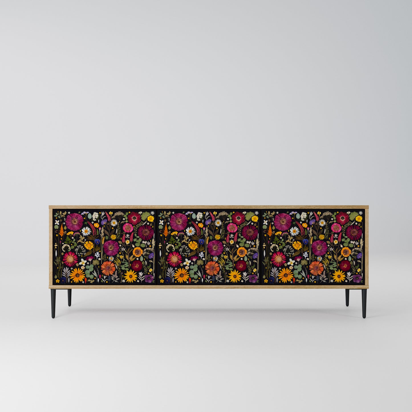 MIDNIGHT GARDEN Mobile TV a 3 Ante in Effetto Rovere