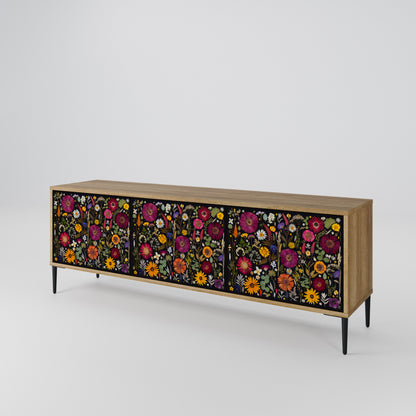 MIDNIGHT GARDEN Mobile TV a 3 Ante in Effetto Rovere