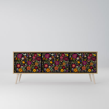 MIDNIGHT GARDEN Mobile TV a 3 Ante in Effetto Rovere