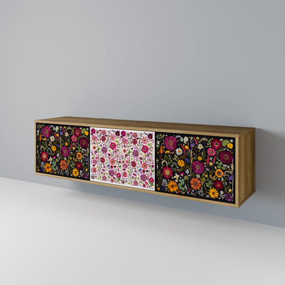 DAYNITE GARDEN Mobile TV a 3 Ante in Effetto Rovere