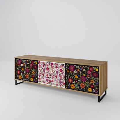 DAYNITE GARDEN Mobile TV a 3 Ante in Effetto Rovere