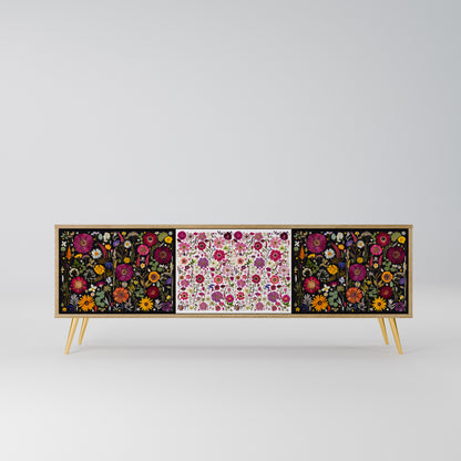 DAYNITE GARDEN Mobile TV a 3 Ante in Effetto Rovere