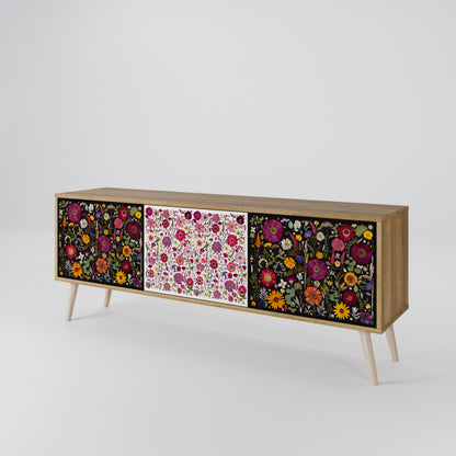 DAYNITE GARDEN Mobile TV a 3 Ante in Effetto Rovere