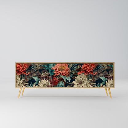 Mobile TV SPROUTING GRACE a 3 ante effetto rovere