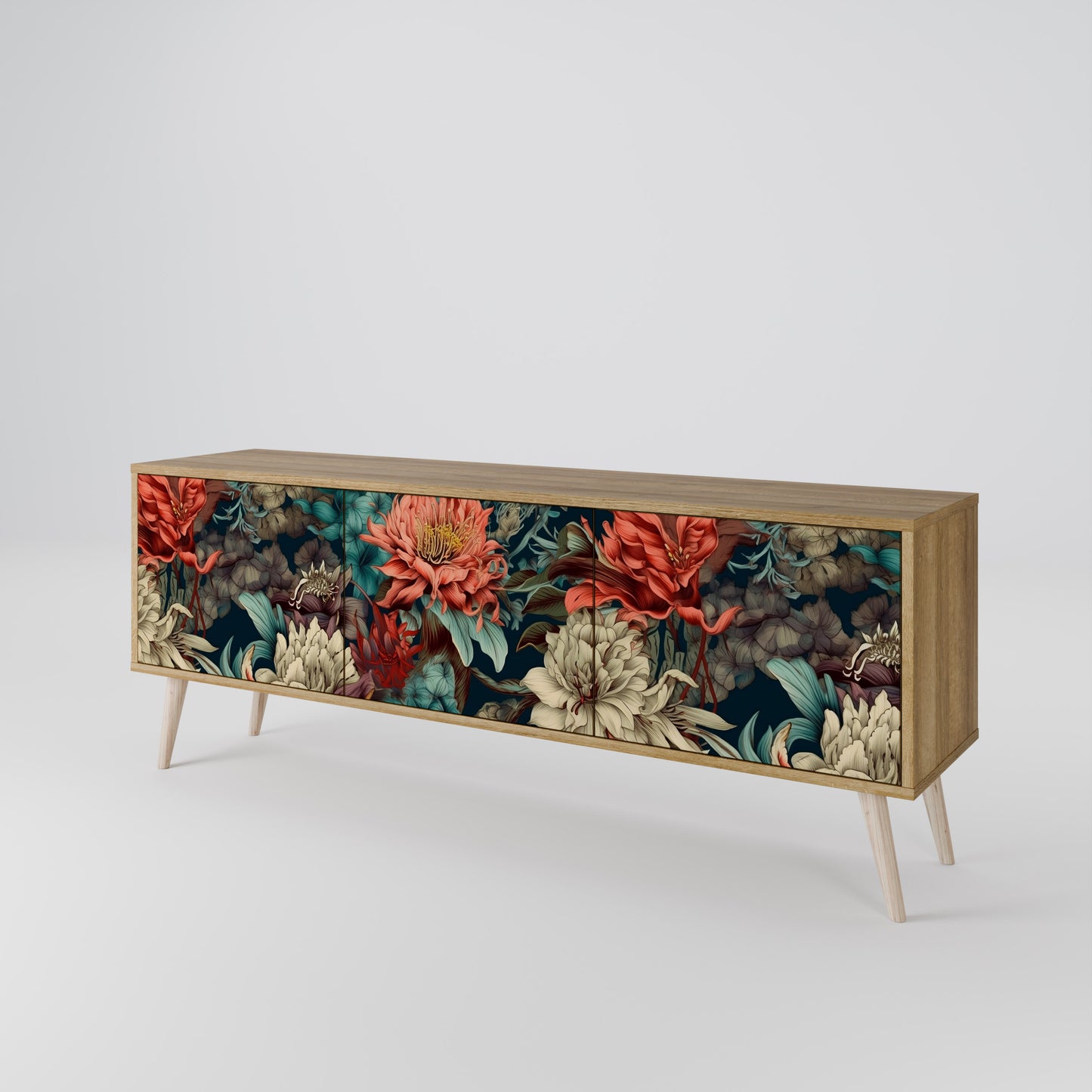SPROUTING GRACE Mobile TV a 3 Ante in Effetto Rovere