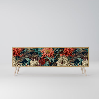 Mobile TV SPROUTING GRACE a 3 ante effetto rovere