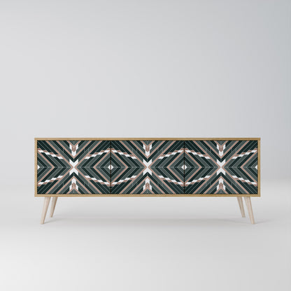 DIMENSION DELIGHTS Mobile TV a 3 Ante in Effetto Rovere