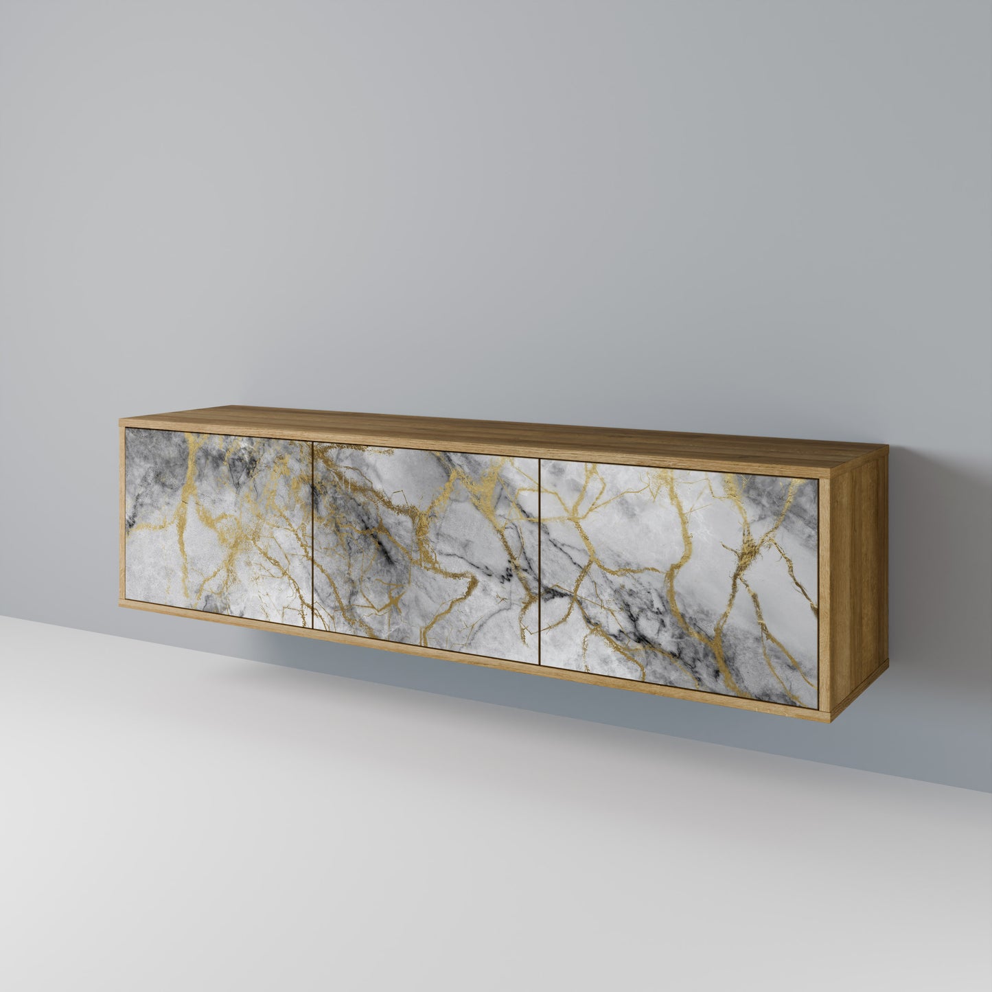 Mobile TV TIMELESS GLIDE a 3 ante in effetto rovere