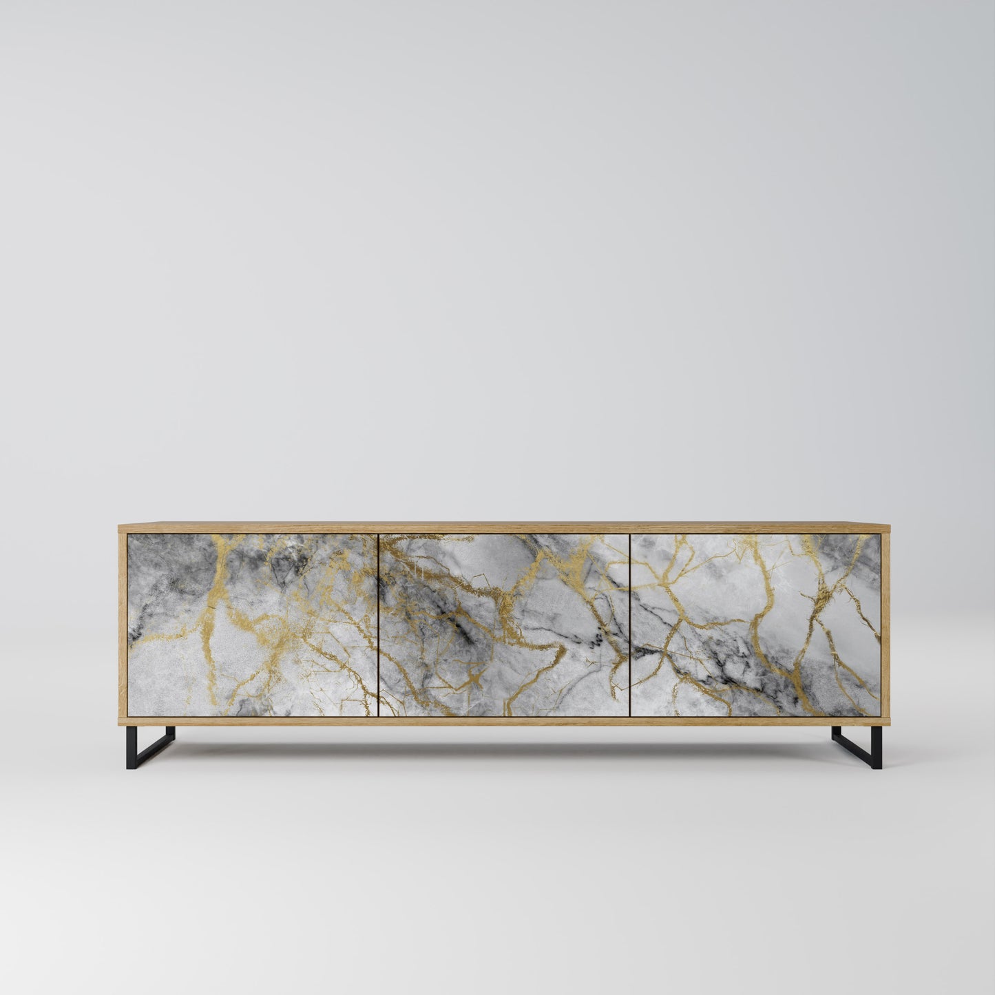 Mobile TV TIMELESS GLIDE a 3 ante in effetto rovere