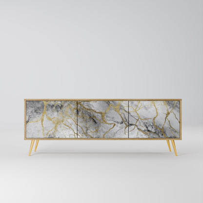 Mobile TV TIMELESS GLIDE a 3 ante in effetto rovere